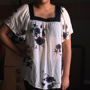 PLUS SIZE 🖤 Sheer Blouse by Layne Bryant